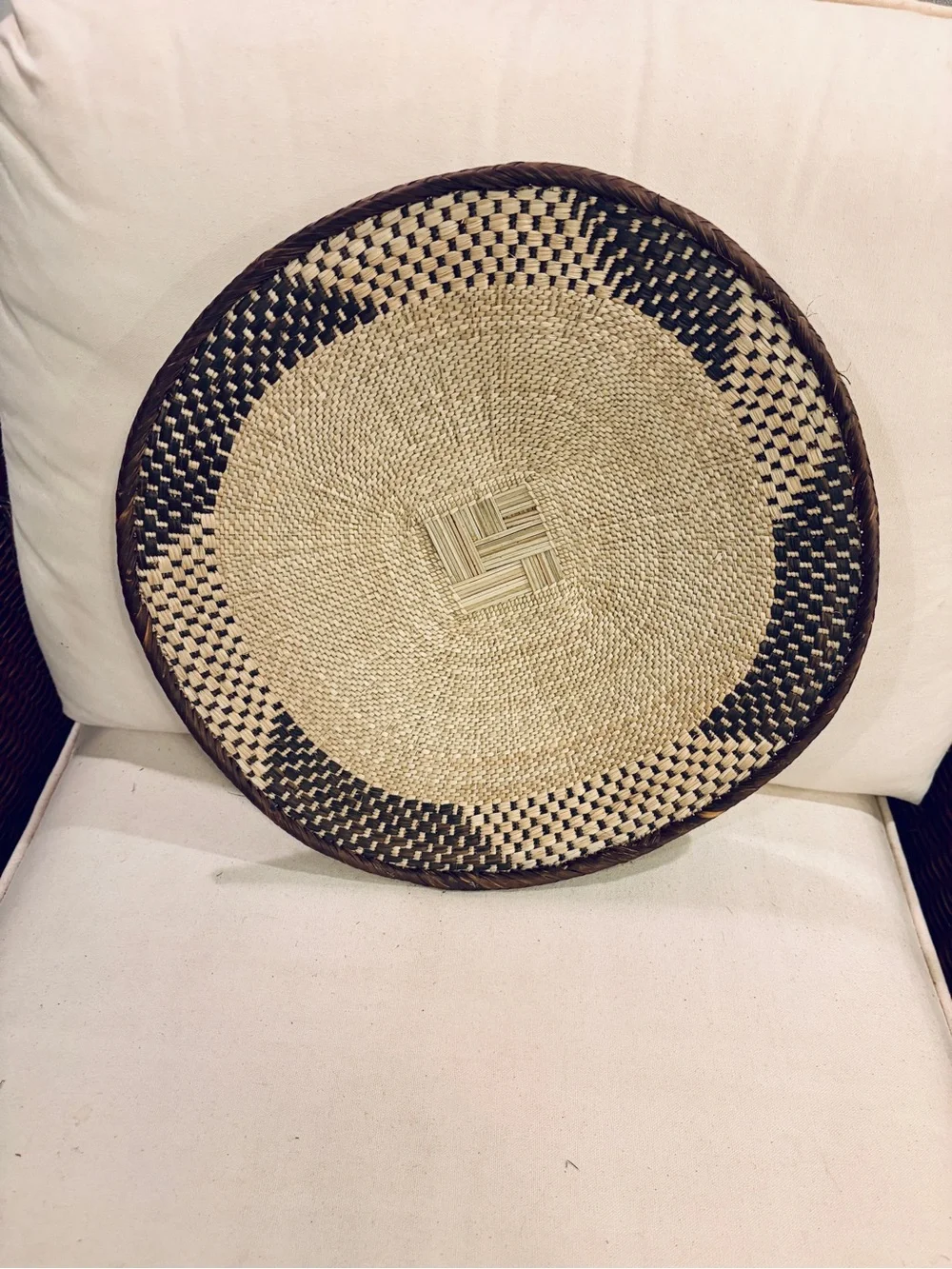 One of a Kind! NEW Woven Basket. Made by Binga people of Zambia Zimbabwe Africa